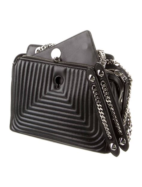 fendi dotcom bag size|fendi dotcom shoulder bag.